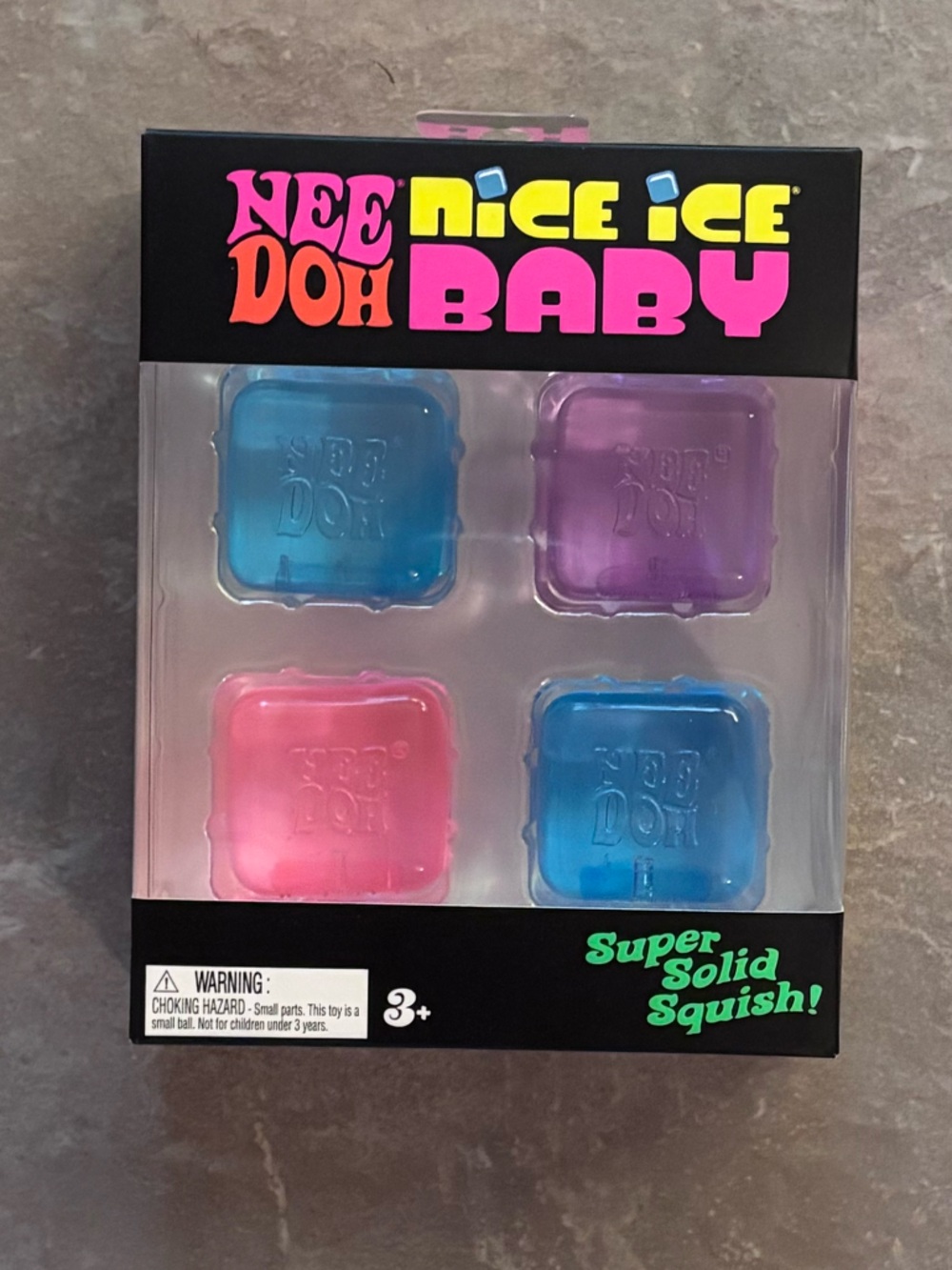 TikTok Viral Authentic NeeDoh Nice Ice Baby 4 Pack Squishy sensory toy